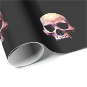 Pop Art Skull Weihnachtswrapping Paper Geschenkpapier (Rolleneckpunkt)