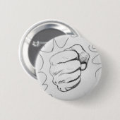 Pop Art Smash Punch Stift Sketch Button (Vorne & Hinten)