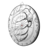 Pop Art Smash Punch Stift Sketch Dartscheibe (Vorderseite rechts)