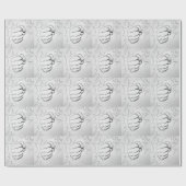 Pop Art Smash Punch Stift Sketch Geschenkpapier (Flach)