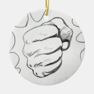 Pop Art Smash Punch Stift Sketch Keramik Ornament