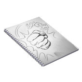 Pop Art Smash Punch Stift Sketch Notizblock (Rechte Seite)