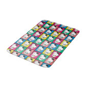 Pop Art Snoopy Lips | Mod for You Pattern Badematte (Schrägansicht)