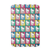 Pop Art Snoopy Lips | Mod for You Pattern Badematte (Vorderseite Vertikal)