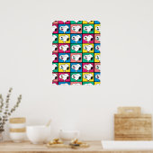 Pop Art Snoopy Lips | Muster für Dich Poster (Küche)