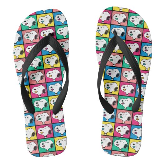 Pop Art Snoopy | Mod für Ihr Muster Badesandalen (Fußbett)