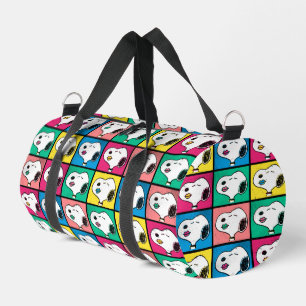 Pop Art Snoopy Mod für Ihr Muster Duffle Bag