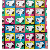 Pop Art Snoopy | Mod für Ihr Muster Duschvorhang (Vorderseite)