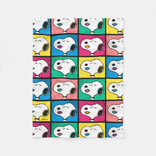 Pop Art Snoopy   Mod für Ihr Muster Fleecedecke