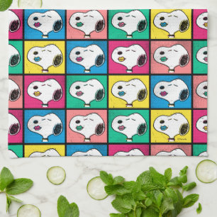 Pop Art Snoopy   Mod für Ihr Muster Geschirrtuch