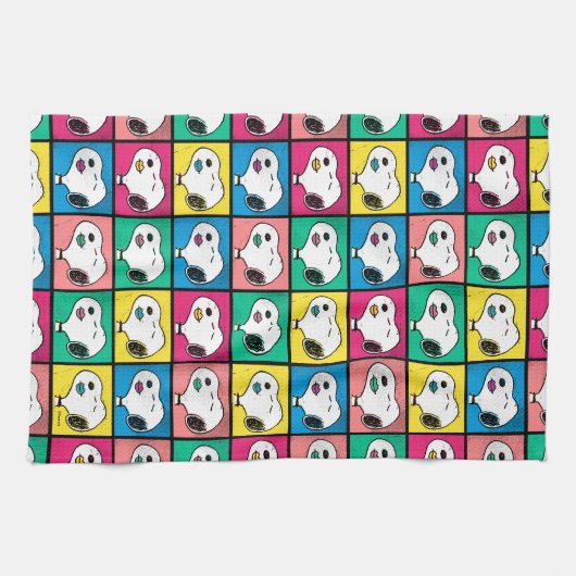 Pop Art Snoopy | Mod für Ihr Muster Geschirrtuch (Horizontal)