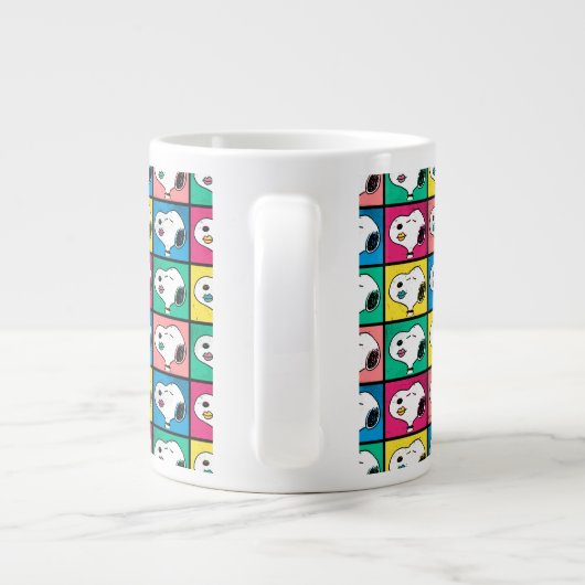 Pop Art Snoopy | Mod für Ihr Muster Jumbo-Tasse (Rückseite)