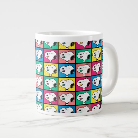 Pop Art Snoopy | Mod für Ihr Muster Jumbo-Tasse (Vorderseite Rechts)