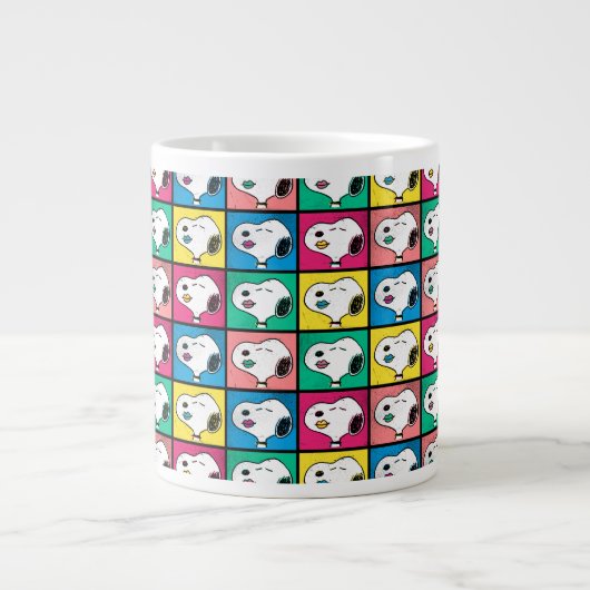 Pop Art Snoopy | Mod für Ihr Muster Jumbo-Tasse (Vorderseite)