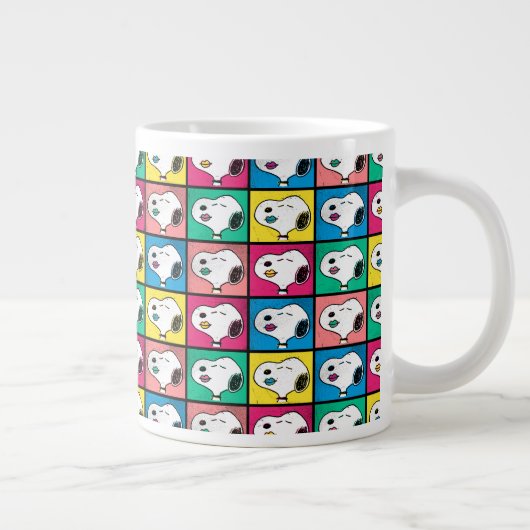 Pop Art Snoopy | Mod für Ihr Muster Jumbo-Tasse (Rechts)