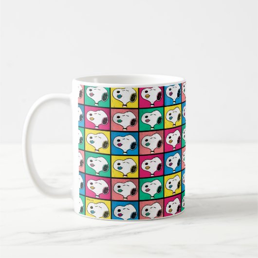 Pop Art Snoopy | Mod für Ihr Muster Kaffeetasse (Links)