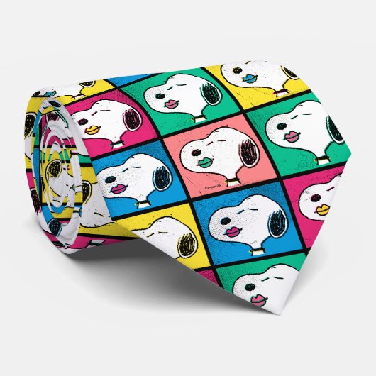 Pop Art Snoopy | Mod für Ihr Muster Krawatte (Gerollt)
