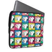 Pop Art Snoopy | Mod für Ihr Muster Laptopschutzhülle (Vorne Rechts)