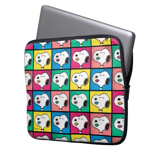 Pop Art Snoopy | Mod für Ihr Muster Laptopschutzhülle (Vorderseite Links)