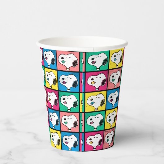 Pop Art Snoopy | Mod für Ihr Muster Pappbecher (Rechts)