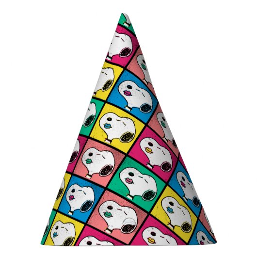 Pop Art Snoopy | Mod für Ihr Muster Partyhütchen (Rechts)