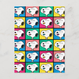 Pop Art Snoopy   Mod für Ihr Muster Postkarte