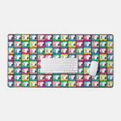 Pop Art Snoopy | Mod für Ihr Muster Schreibtischunterlage (Tastatur & Maus)