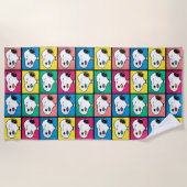 Pop Art Snoopy | Mod für Ihr Muster Strandtuch (Vorderseite)