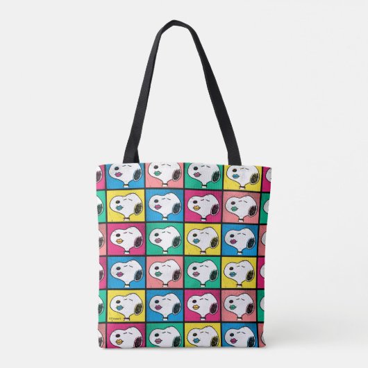 Pop Art Snoopy | Mod für Ihr Muster Tasche (Rückseite)