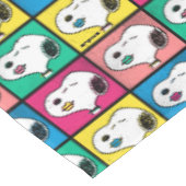 Pop Art Snoopy | Mod für Ihr Muster Tischdecke (Schrägansicht)