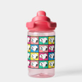 Pop Art Snoopy | Mod für Ihr Muster Trinkflasche (Rückseite)