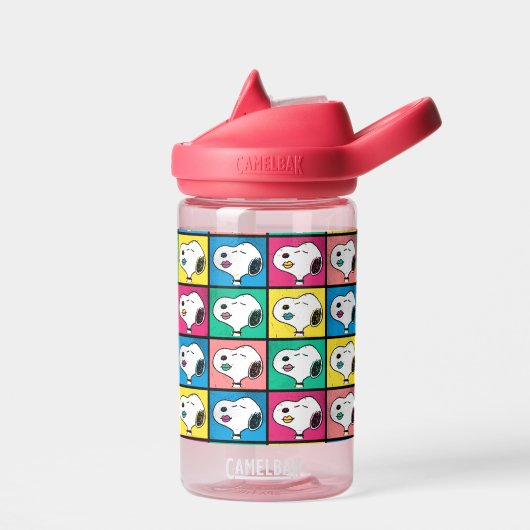 Pop Art Snoopy | Mod für Ihr Muster Trinkflasche (Links)