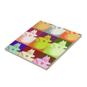 Pop Art Snow Kitty Fliese (Seite)
