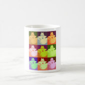 Pop Art Snow Kitty Kaffeetasse (Mittel)