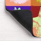 Pop Art Snow Kitty Mousepad (Ecke)