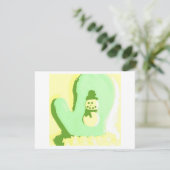 Pop Art Snowman Mitten (Stehend Vorderseite)