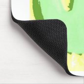Pop Art Snowman Mitten Mousepad (Ecke)