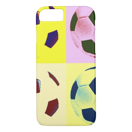 Pop Art Soccer Balls iPhone 7 Fall Case-Mate iPhone Hülle (Rückseite)