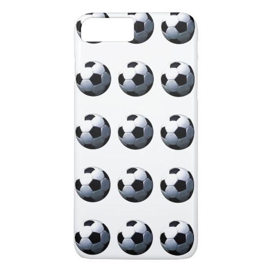 Pop Art Soccer Balls iPhone 7 Plus Fall Case-Mate iPhone Hülle (Rückseite)