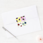 Pop Art Soccer Balls Quadratischer Aufkleber (Umschlag)