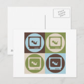 Pop Art Sonogrammen Postkarte (Vorne/Hinten)