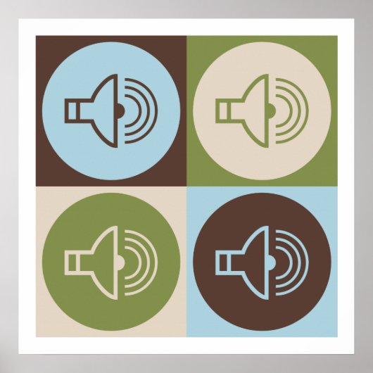 Pop Art Sound Poster (Vorne)