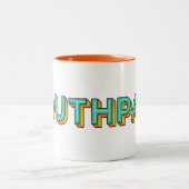 Pop Art Southpaw Lefthanders Zwei-Tone-Kaffee-Tass Zweifarbige Tasse (Mittel)
