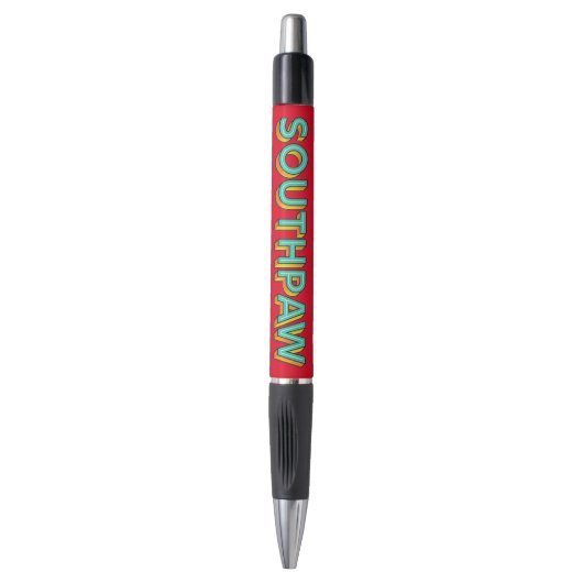 Pop Art Southpaw Pen Kugelschreiber (Vorderseite Vertikal)
