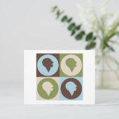 Pop Art Speech Language Pathology Postkarte (Stehend Vorderseite)