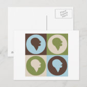 Pop Art Speech Language Pathology Postkarte (Vorne/Hinten)