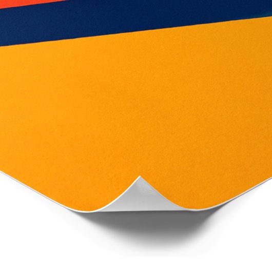 Pop Art Sphinx Farbiges Poster (Ecke)