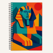 Pop Art Sphinx Hardcover Notebook Notizblock (Vorderseite)