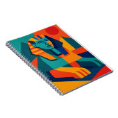 Pop Art Sphinx Notebook Notizblock (Rechte Seite)