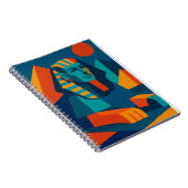 Pop Art Sphinx Spiral Notebook Notizblock (Rechte Seite)